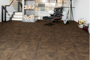 Ламінат Quick-Step Impressive Patterns Дуб королівський темно-коричневий